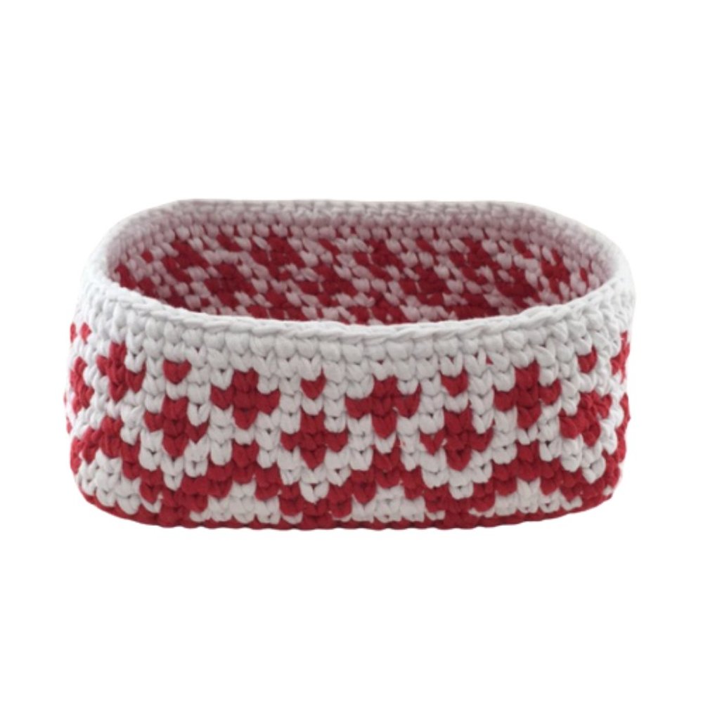 HANDMADE Crochet Basket  Rectangular - Picture 4 of 6
